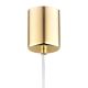 Argon 4993 - Hanglamp aan een koord PALLADO 1xE27/15W/230V gouden/wit
