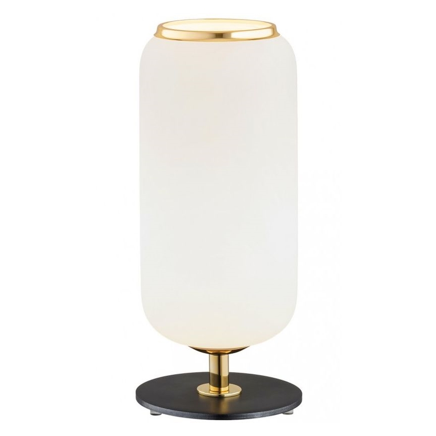 Argon 4994 - Tafellamp VALIANO 1xE27/15W/230V zwart/wit/gouden
