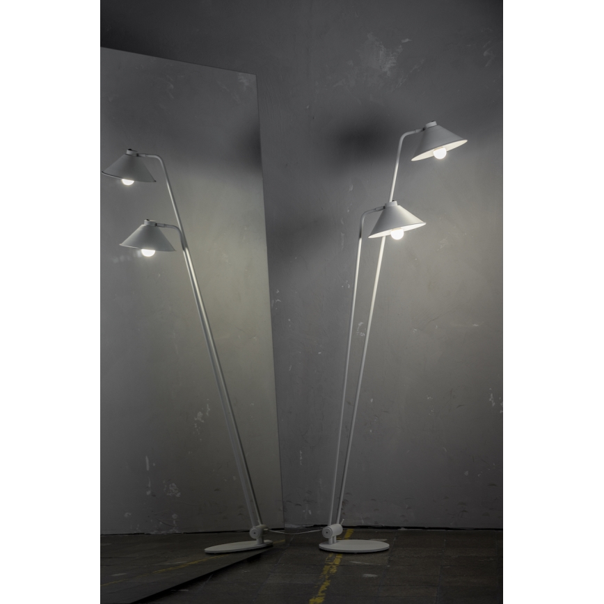 Argon 4997 - Staande lamp GABIAN 1xE27/15W/230V wit