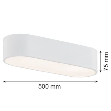 Argon 6002 - Witte Plafondlamp TONI 3x E27 / 15W / 230V