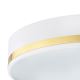 Argon 6138 - Plafondlamp AMORE 3xE27/15W/230V diameter 45 cm wit/gouden