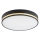 Argon 6141 - Plafondlamp AMORE 3xE27/15W/230V diameter 45 cm zwart/gouden