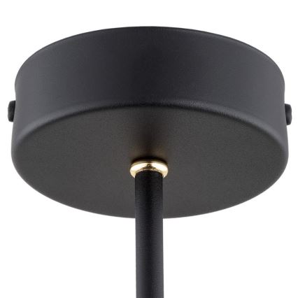 Argon 6149 - Hanglamp aan een paal CHARLOTTE 3xE27/15W/230V zwart/goud