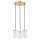 Argon 6164 - Hanglamp aan een koord PASADENA 3xE27/15W/230V gouden/wit