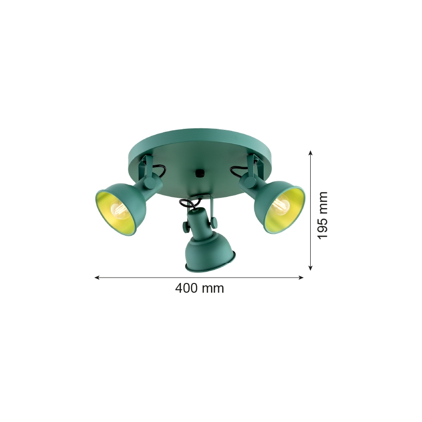 Argon 6265 - Spot LENORA 3xE14/7W/230V vert