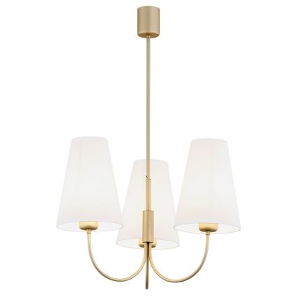 Argon 6267 - Hanglamp SAFIANO 3xE27/15W/230V goud