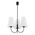 Argon 6268 - Hanglamp SAFIANO 3xE27/15W/230V zwart