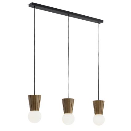 Argon 6358 - Badkamerhanglamp aan kabel VOLANTE 3xG9/6W/230V IP44 bruin