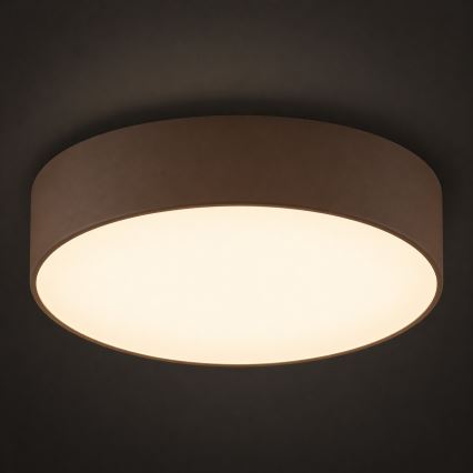 Argon 6364 - Plafondlamp DARLINGOS 3xE27/15W/230V Ø 45 cm bruin