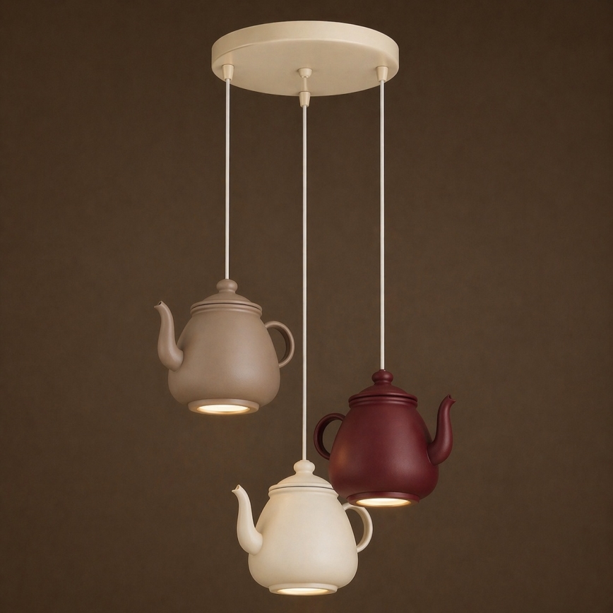 Argon 6366 - Hanglamp met kabelophanging KAMAL 3xGU10/5W/230V