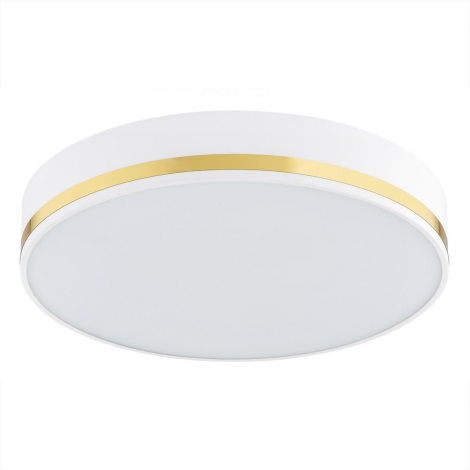Argon 7035 - Plafondlamp AMORE 2xE27/15W/230V diameter 35 cm wit/gouden