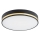 Argon 7041 - Plafondlamp AMORE 2xE27/15W/230V diameter 35 cm zwart/gouden