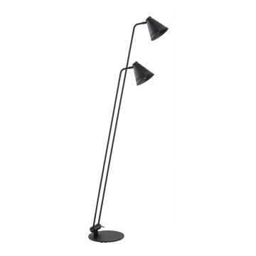 Argon 7077 - Staande lamp AVALONE 2xE27/15W/230V zwart