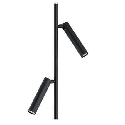 Argon 7082 - Staande lamp TORRE 2xG9/6W/230V zwart