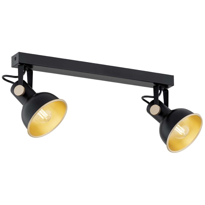 Argon 7142 - Spot LENORA 2xE14/7W/230V zwart