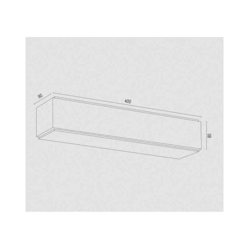 Argon 7166 - Wandlamp CARLSON 2xE27/15W/230V 40 cm goud