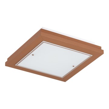 Argon 7268 - Plafondlamp TABOR 2xE27/15W/230V 32x32 cm terracotta
