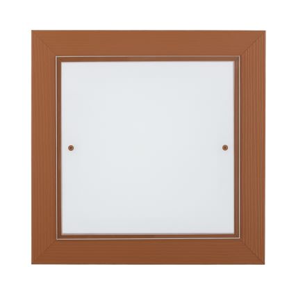 Argon 7268 - Plafonnier TABOR, 2×E27/15 W/230 V, 32 × 32 cm, terracotta