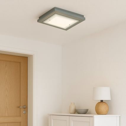 Argon 7269 - plafondlamp TABOR 2xE27/15W/230V 32x32 cm grijs