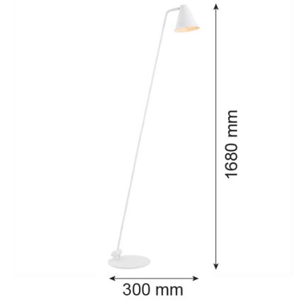 Argon 8001 - Lampadaire AVALONE 1xE27/15W/230V blanc