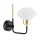 Argon 8032 - Wandlamp RAVELLO 1xE14/15W/230V zwart/goud