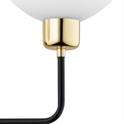Argon 8032 - Wandlamp RAVELLO 1xE14/15W/230V zwart/goud