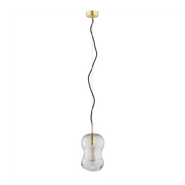 Argon 8038 - Hanglamp aan een koord SALERNO 1xE27/15W/230V gouden