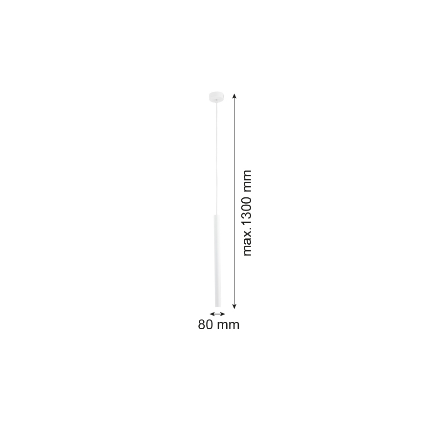Argon 8066 - Hanglamp aan een koord ETNA 1xG9/6W/230V wit
