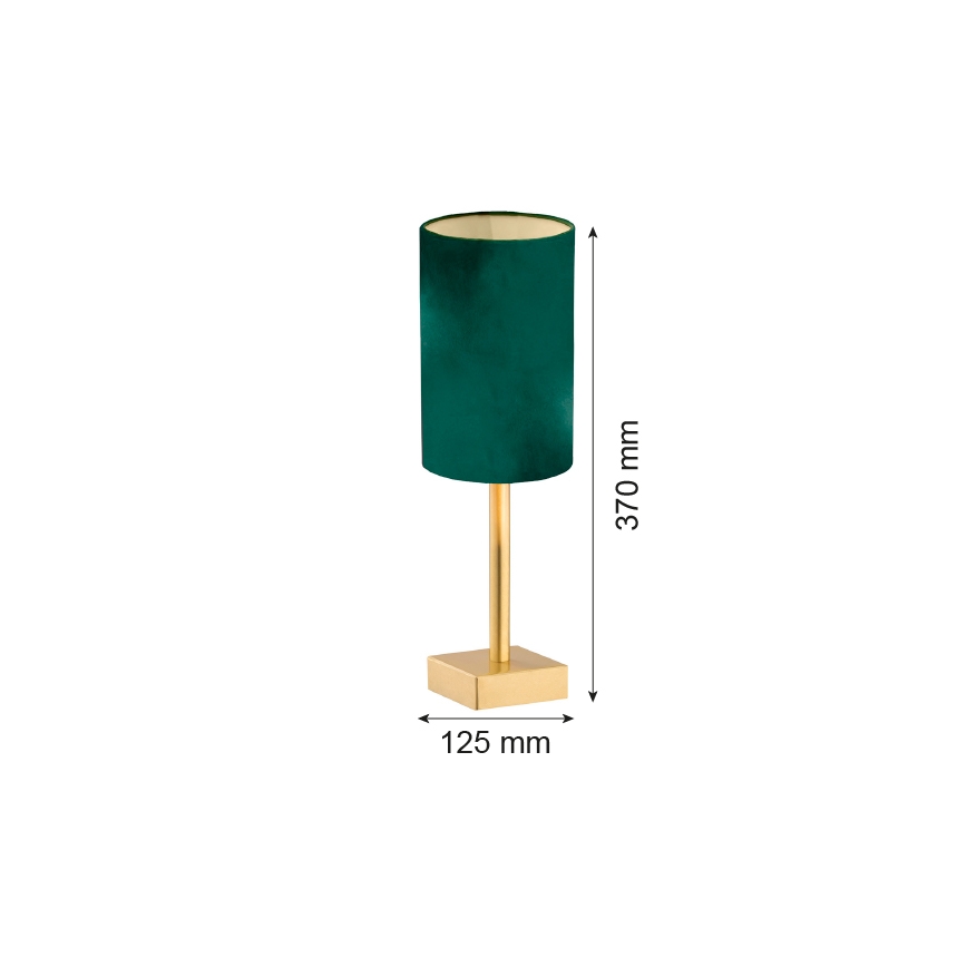 Argon 8108 - Lampe de table ABRUZZO 1xE14/7W/230V laiton/vert
