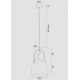 Argon 8280 - Suspension filaire LOGAN 1xE27/15W/230V diam. 20 cm blanc