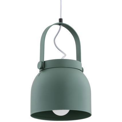 Argon 8283 - Hanglamp aan een koord LOGAN 1xE27/15W/230V diameter 20 cm groen