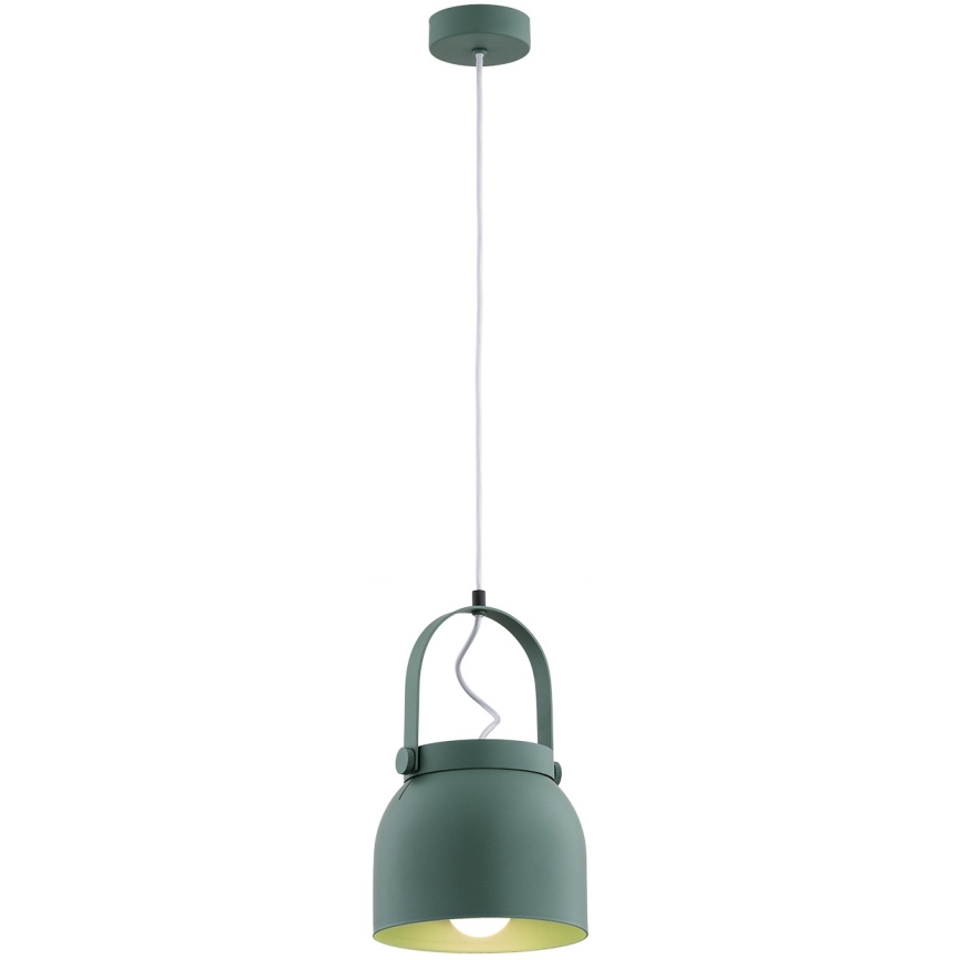 Argon 8283 - Suspension filaire LOGAN 1xE27/15W/230V diam. 20 cm vert