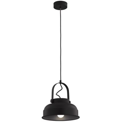 Argon 8285 - Suspension filaire DAKOTA 1xE27/15W/230V noir