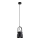 Argon 8291 - Hanglamp aan een koord LOGAN 1xE27/15W/230V diameter 14 cm zwart