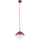 Argon 8296 - Suspension filaire CAPPELLO 1xE27/15W/230V rouge