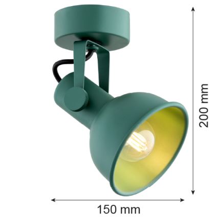 Argon 8299 - Spot LENORA 1xE14/7W/230V groen