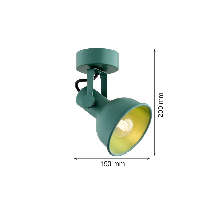 Argon 8299 - Spot LENORA 1xE14/7W/230V groen