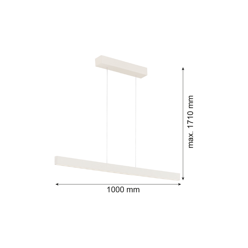 Argon 8302 - LED Hanglamp aan een koord BALANS LED/35W/230V 3000K crème