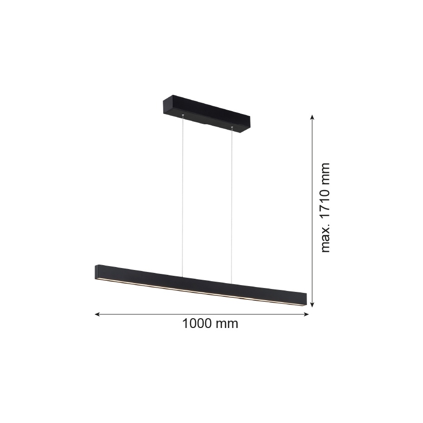 Argon 8303 - LED Hanglamp aan een koord BALANS LED/35W/230V 3000K zwart