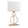 Argon 8310 - Bureaulamp PERSEO 1xE27/15W/230V 42 cm crème/goudkleurig