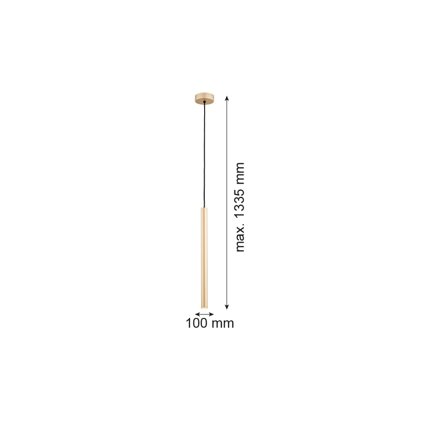 Argon 8327 - LED Hanglamp aan een koord RIO LED/4,2W/230V 3000K goud