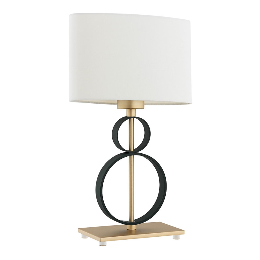 Argon 8373 - Bureaulamp PERSEO 1xE27/15W/230V 42 cm crème/zwart