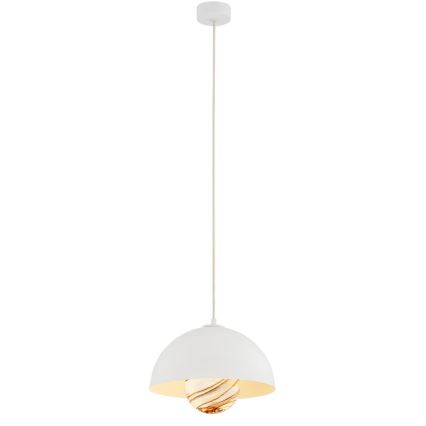 Argon 8443 - Hanglamp aan een koord PIAVA 1xE14/7W/230V albast wit