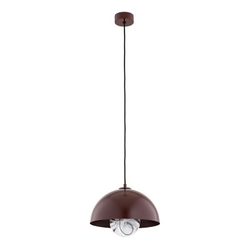 Argon 8444 - Hanglamp aan een koord PIAVA 1xE14/7W/230V albast bruin