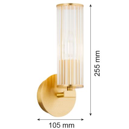 Argon 8497 - Wandlamp HAMPTON 1xE14/7W/230V goud