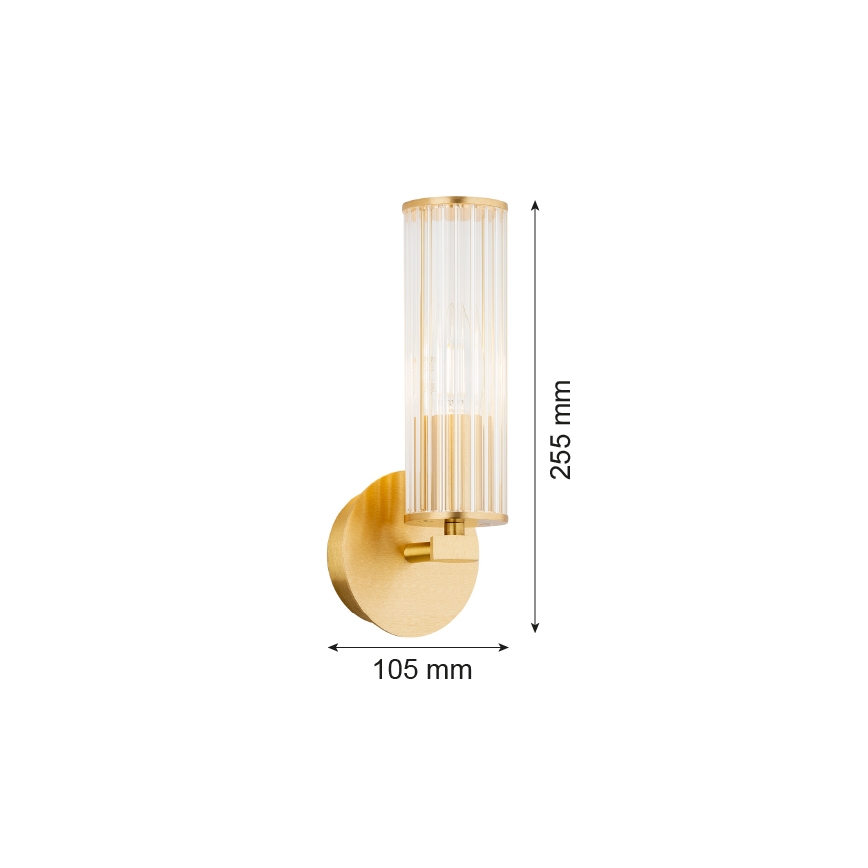 Argon 8497 - Wandlamp HAMPTON 1xE14/7W/230V goud