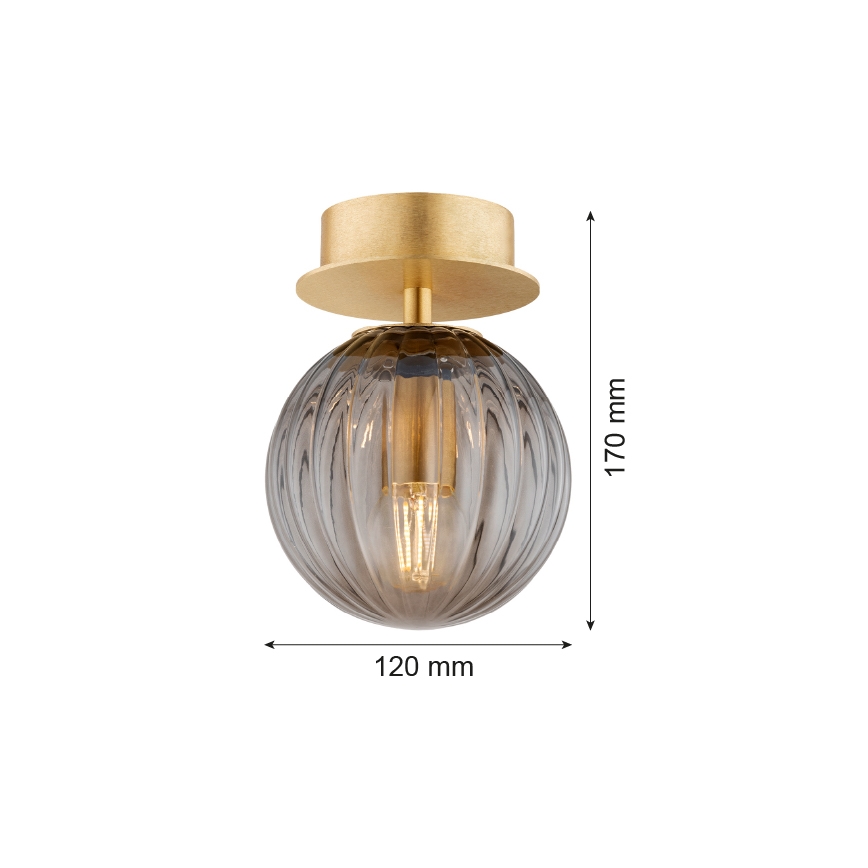 Argon 8510 - Applique murale PALOMA 1xE14/7W/230V doré/noir