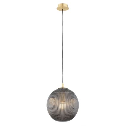 Argon 8513 - Hanglamp aan een koord PALOMA 1xE27/15W/230V diameter 25 cm goud/zwart