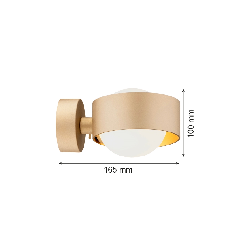 Argon 8567 - Badkamer wandlamp MASSIMO PLUS 1xG9/6W/230V IP44 goud