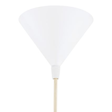 Argon 8629 - Hanglamp aan een koord KEGEL 1xE27/15W/230V wit
